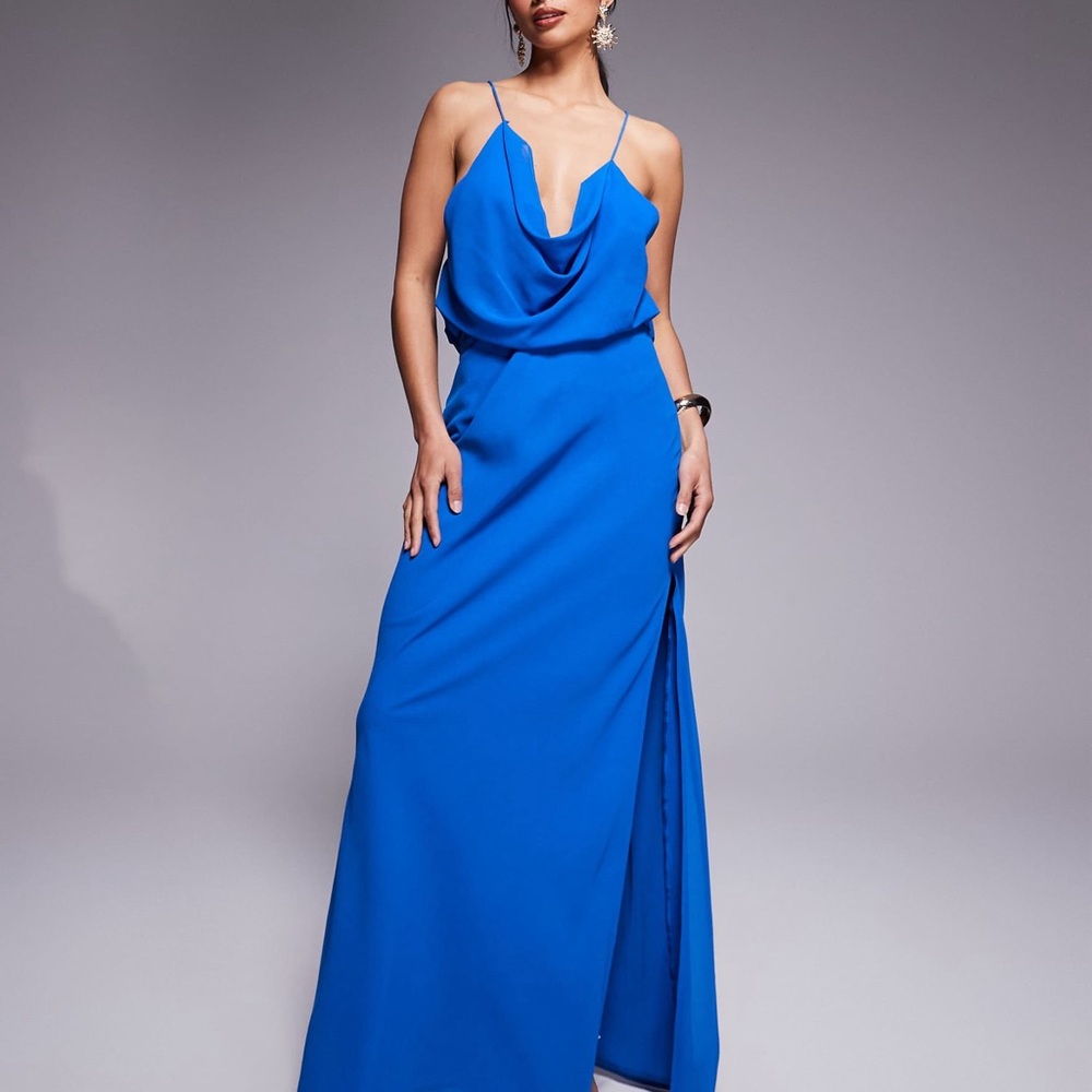 ASOS Vibrant Blue Maxi Dress